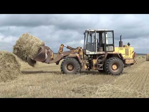 Видео: Уборка соломы