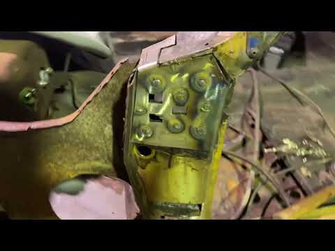 Видео: Mustang 1970. Restoration. Left pillar 78/9999 лявата колонка. Продължение 