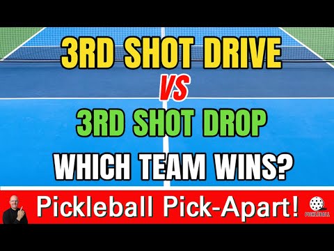 Видео: Пиклбол! Дуэль на третий удар! Драйв против дропа!