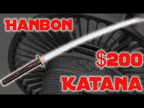 Видео: Обзор и уничтожение катаны Hanbon $200 (полная версия)