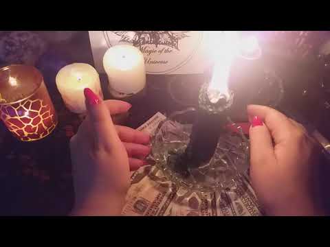 Видео: ASMR. МАГИЯ РАБОТАЕТ! Денежный ритуал на полнолуние.