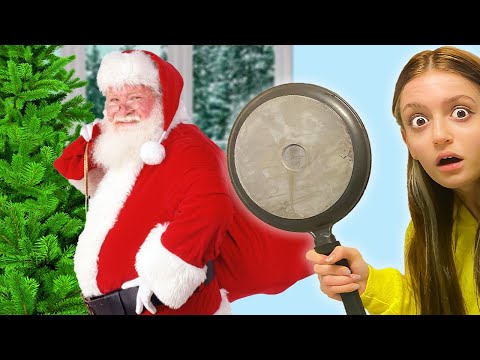 Видео: Остались одни дома на Новый год! К нам пробрался дед Мороз!