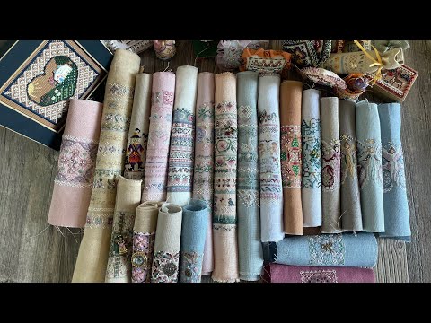 Видео: 1. Все мои вышитые работы от Just Nan. Вышивка крестом