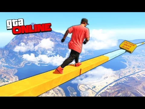 Видео: ОДИН ШАГ НЕ ТУДА И ТЫ МЕРТВ! САМАЯ УЗКАЯ ПЛАТФОРМА НА ТРОПЕ СМЕРТИ В GTA 5 ONLINE