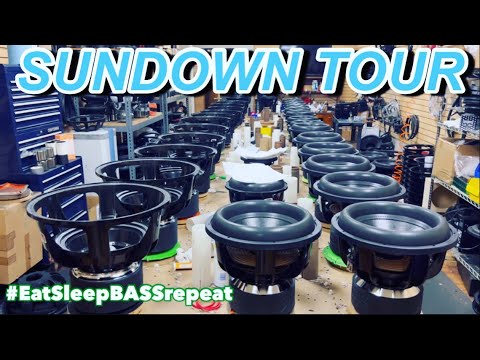 Видео: ЭКСКУРСИЯ НА АУДИОФАБРИКУ SUNDOWN! Как производятся сабвуферы? День из жизни Sundown.