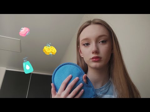 Видео: АСМР уход за телом 🧽 покажу и расскажу 🤫/ ASMR body care 🧼🧴