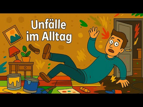Видео: 🇩🇪 Немецкий для начинающих | 🎧 Тренировка на слух |😵 Unfälle im Alltag | Повседневные происшествия