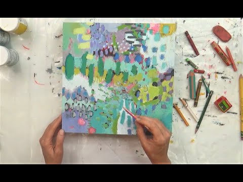 Видео: Как создать абстрактное поле цветов | Бетти Фрэнкс