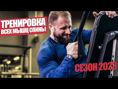 Видео: Сезон 2023: Тренировка ВСЕХ мышц спины