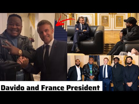 Видео: Давидо впервые встретился с президентом Франции Макроном и представил ему главного священника Кубы