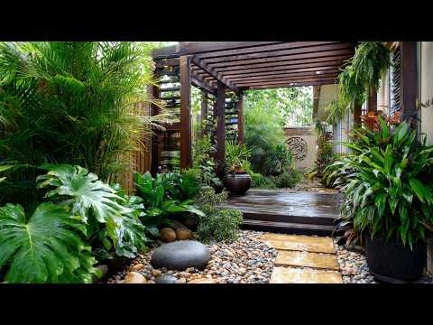 Видео: Дизайн тропического сада 2025: превратите небольшие дворики в личные райские уголки