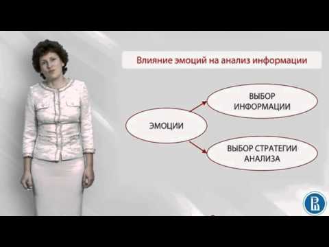 Видео: Социальная психология. Лекция 6.2. Влияние атрибуции на эмоции