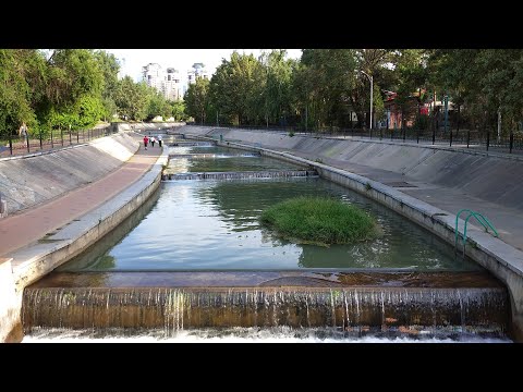Видео: Алматы | Река Есентай (Весновка) от Абая до Тимирязева