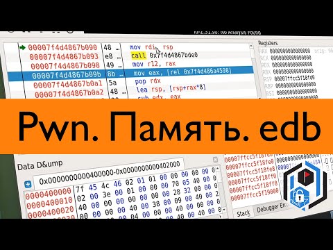 Видео: Pwn 1. Введение в бинарную эксплуатацию. Память. Дебаггер edb