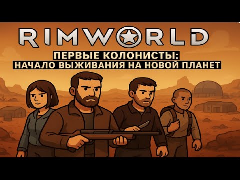Видео: Первые колонисты  начало выживания на новой планете #rimworld