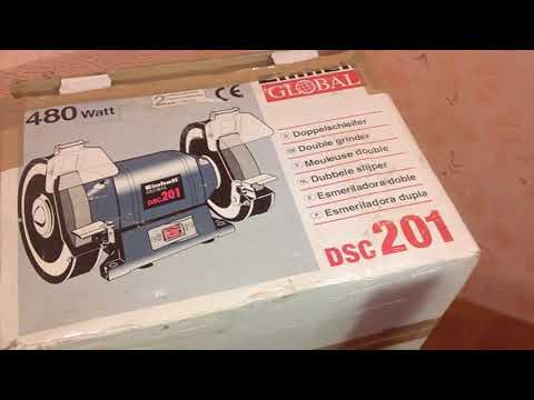 Видео: Заточной электроточило   Einhell DSC 201 Globall   480 Watt  BENCH GRINDER