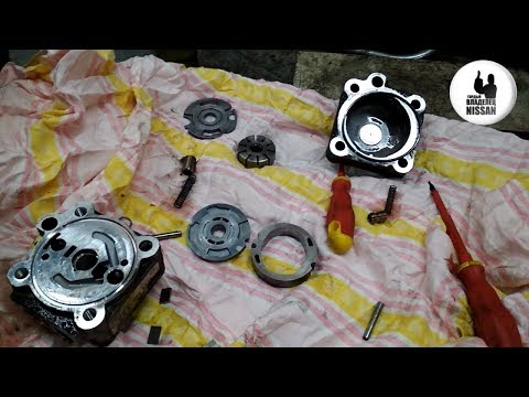 Видео: Nissan Primera P12. QG16-18DE. Попытка ремонта насоса ГУРа ч.1. Разборка.