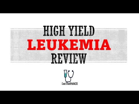 Видео: Обзор лейкемии | Мнемоника и проверенные способы запоминания для PANCE, PANRE