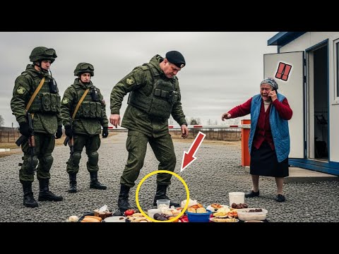 Видео: «Мусор!» - майор растоптал обед бабушки. Ее звонок - и генерал снес его базу.