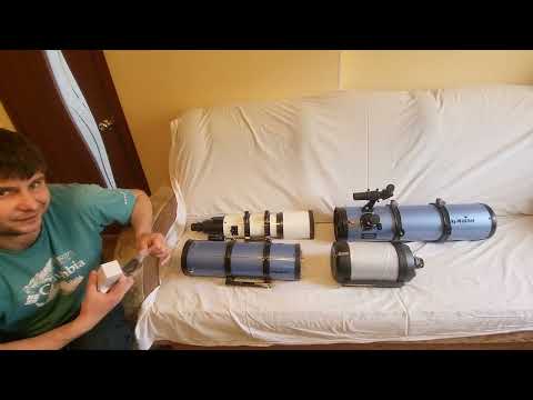 Видео: выбор компактного телескопа для путешествий