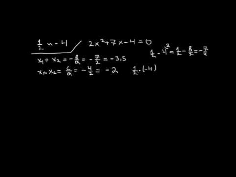 Видео: Математика 9 клас. Задачи от теореми на Виет.