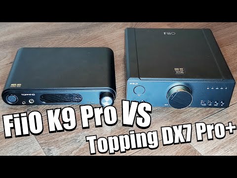 Видео: Fiio k9 Pro  - Цап усилитель для профессионалов?! Сравнение Fiio k9 Pro vs Topping DX7 Pro+