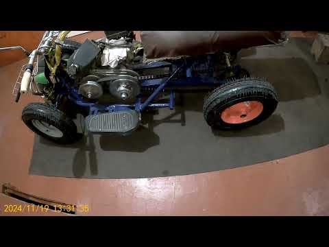 Видео: Детск. квадроцикл БИНЧ-3, модернизац. ч.6.