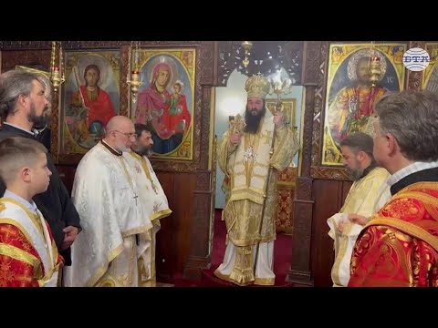 Видео: Драговитийският епископ Василий възглави светата литургия в храм "Св. Архангел Михаил" във Варна