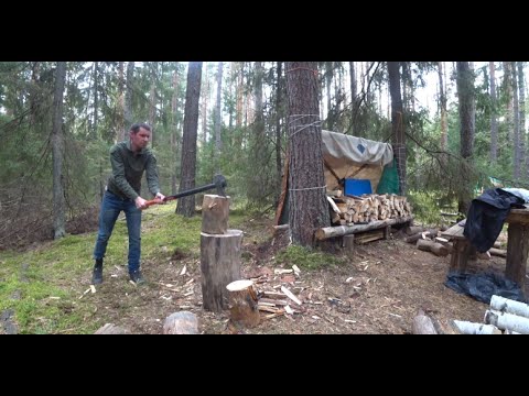 Видео: заготавливаем дрова на зиму / тактическая подготовка