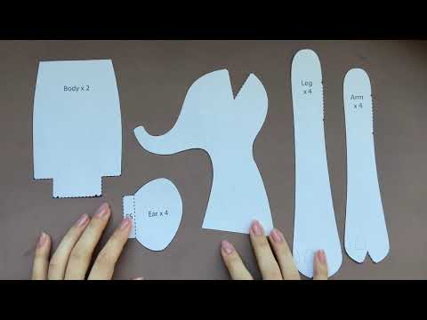 Видео: 🇺🇦Начинаем шить слоника по бесплатной выкройке Тильда #1 | Tilda Friends Elephant