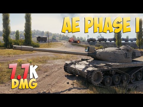 Видео: AE Phase I - 5 Kills 7.7K DMG - Ленивый! - Мир Танков