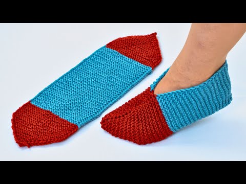 Видео: Легкие вязаные тапочки Miarti🧶
