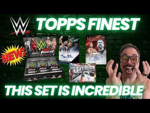 Видео: WWE 2025 TOPPS FINEST - ЭТО ПОТРЯСАЮЩЕ!!! КАРТЫ С НИЗКИМИ НОМЕРАМИ И БОЛЬШИЕ АВТОМОБИЛИ!!!!!