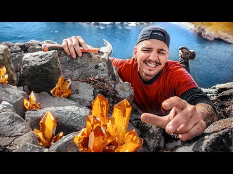 Видео: НАШЕЛ РЕДКИЙ КРИСТАЛЛ! ОПАСНАЯ ДОБЫЧА МИНЕРАЛОВ НА БАЙКАЛЕ!
