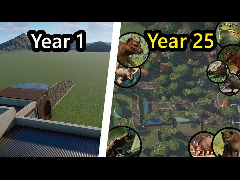 Видео: Я построил зоопарк, не останавливаясь в Planet Zoo | Planet Zoo