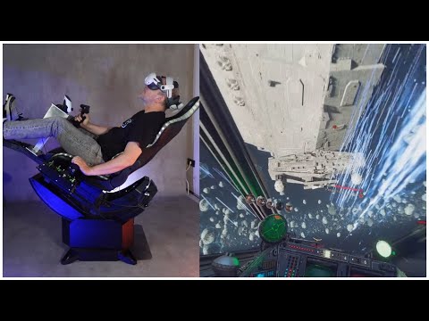 Видео: Симулятор движения YAW3 — геймплей Star Wars Squadrons