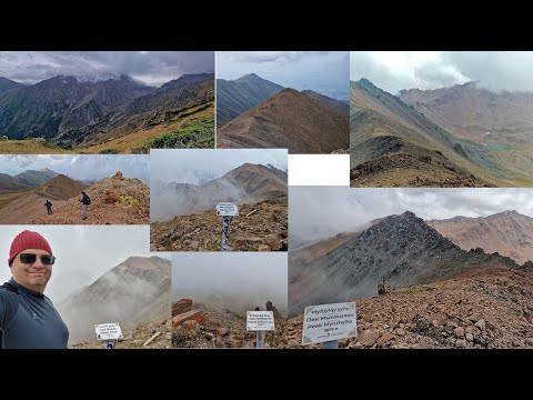 Видео: 3 peaks in one day hike Prybornaya,  Medic, Manjuky from Shymbulak to Gorelnik near Almaty,  Манжуки