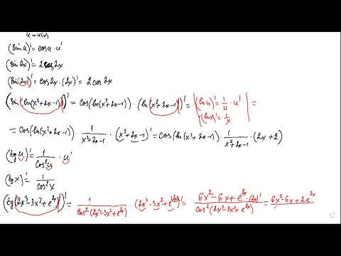 Видео: 2 Производная функции  Продолжение. Уравнение касательной и нормали