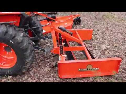 Видео: #48 Грейдер-скрепер Land Pride GS1560 для уборки подъездной дороги