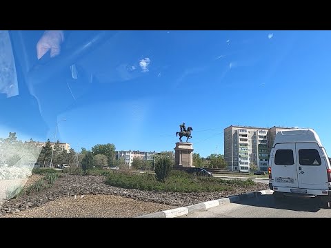 Видео: Большая автопрогулка по Костанаю от района Аэропорта до района КСК