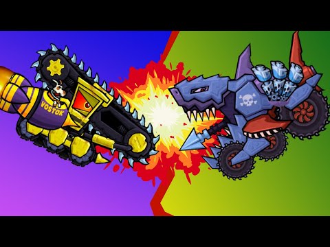 Видео: Car Eats Car 3. Чемпионат машинок: Мегалодон vs Берсеркер