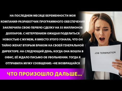 Видео: Я заключила сделку на 55 миллионов долларов, будучи беременной, но мой муж шокировал меня, выйдя за