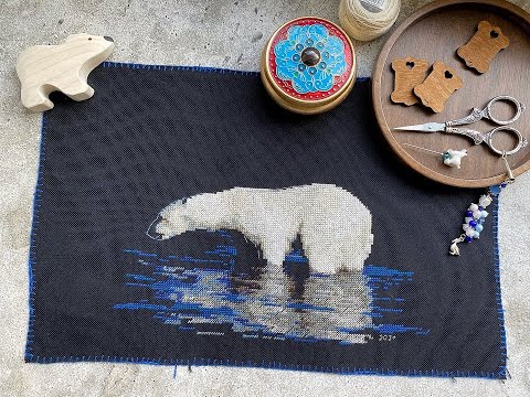 Видео: От старта до ФИНИША! Белый медведь по схеме Виктории Сагдиевой. Весь процесс и впечатления:)