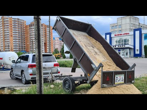 Видео: Прицеп Самосвал 3,10х1,80х0,45. Лукашенко Вадим.