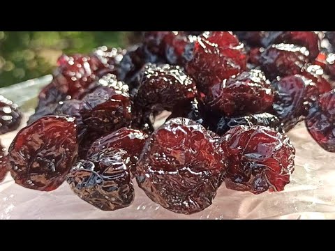 Видео: Цукаты из черешни 🍒☀️. всегда идеальный результат