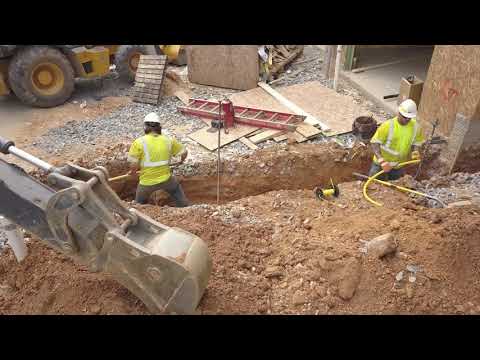 Видео: Безопасность строительства: безопасность при рытье траншей и земляных работах