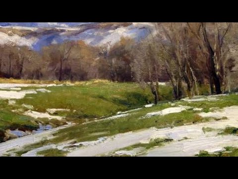Видео: Начало весны. Мастер-класс по живописи маслом