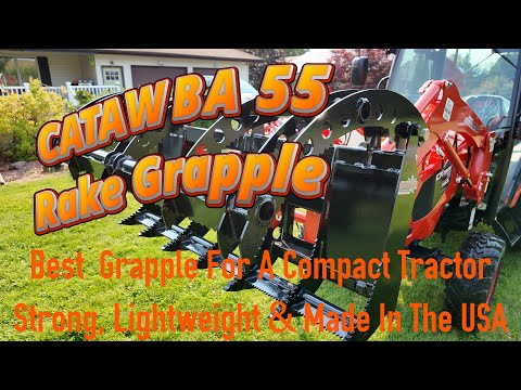 Видео: Грейфер Catawba 55. Лучший грейфер для компактного трактора. Прочный, лёгкий, сделан в США.