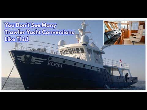 Видео: Это ЛУЧШАЯ переделка траулерной яхты?