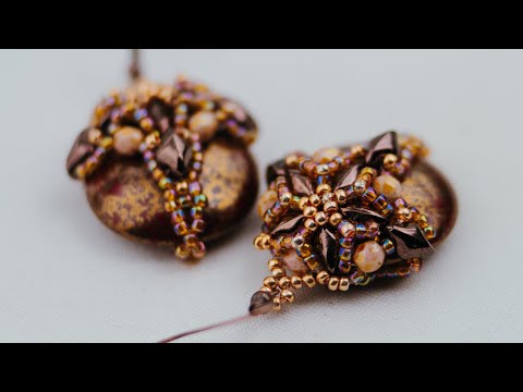 Видео: Нестандартное оплетение кабошонов (Часть 1/2)